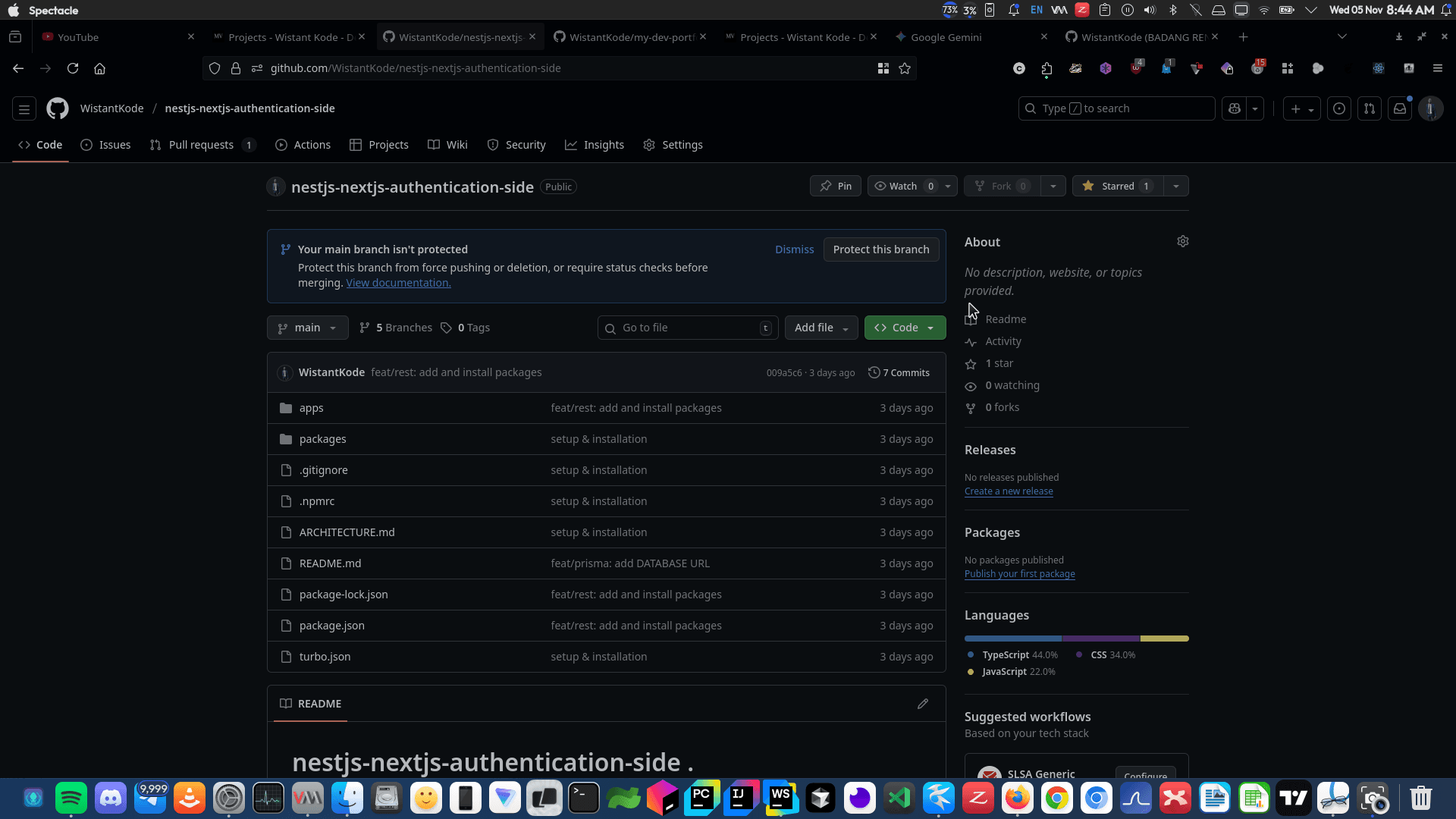 NESTJS AUTH JWT - Secure Authentication Microservice